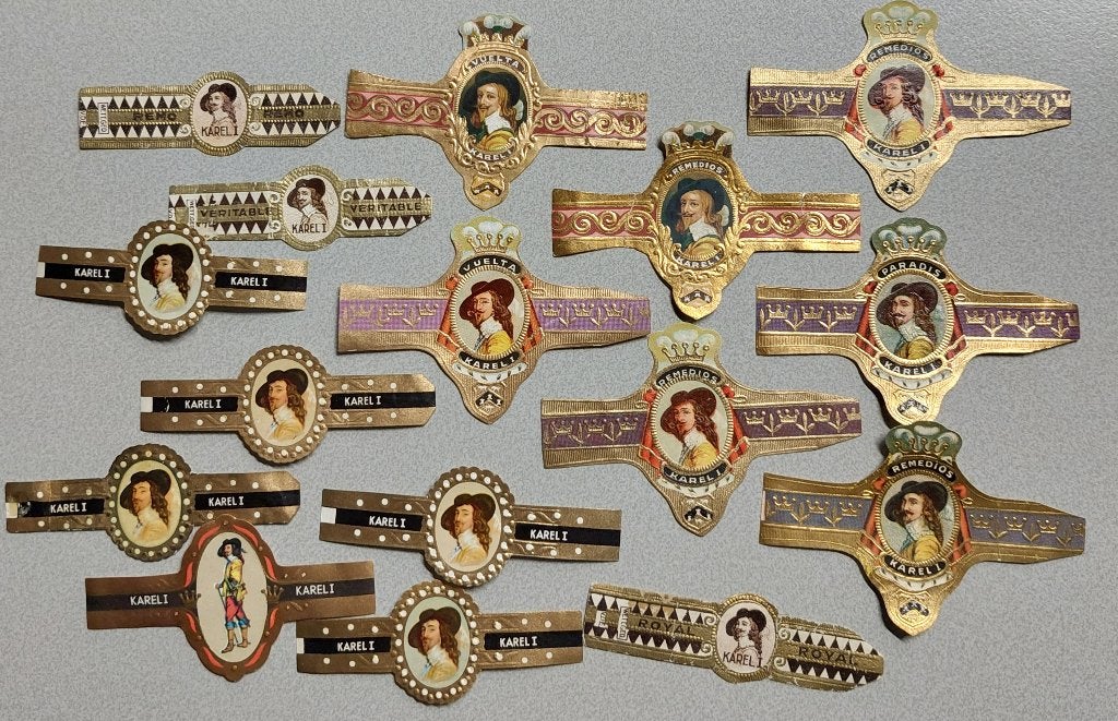 Sigarenbandjes, Verzamelen, Rookartikelen, Aanstekers en Luciferdoosjes, Ophalen of Verzenden, Gebruikt, Sigarenbandjes