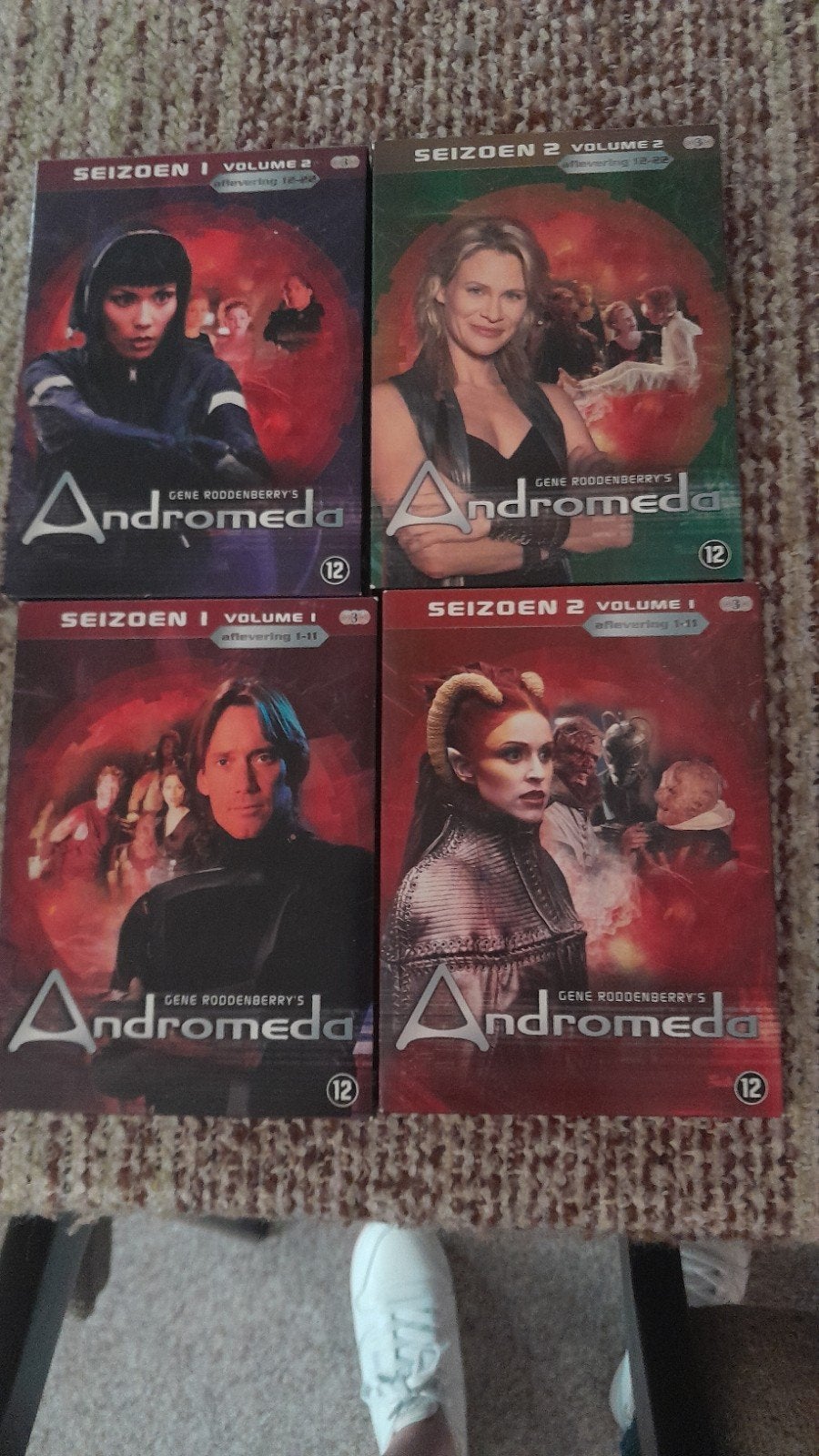 Andromeda Seizoen 1 & 2 DVD Boxen - Science Fiction Serie, Nederlands, Ophalen of Verzenden, Vanaf 12 jaar, Gebruikt