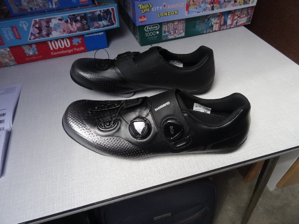 Shimano fietsschoenen met BOA sluiting, Sport en Fitness, Wielrennen, Ophalen, Zo goed als nieuw, Schoenen