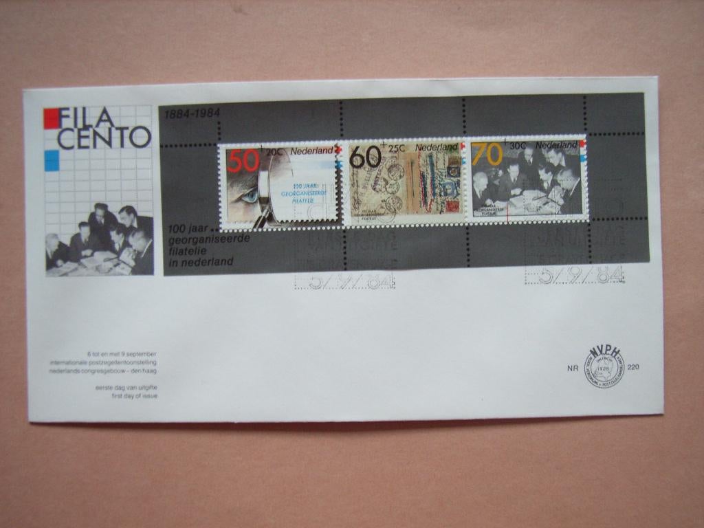 FDC   Nederland FDC 220, Postzegels en Munten, Ophalen of Verzenden, Onbeschreven, Nederland