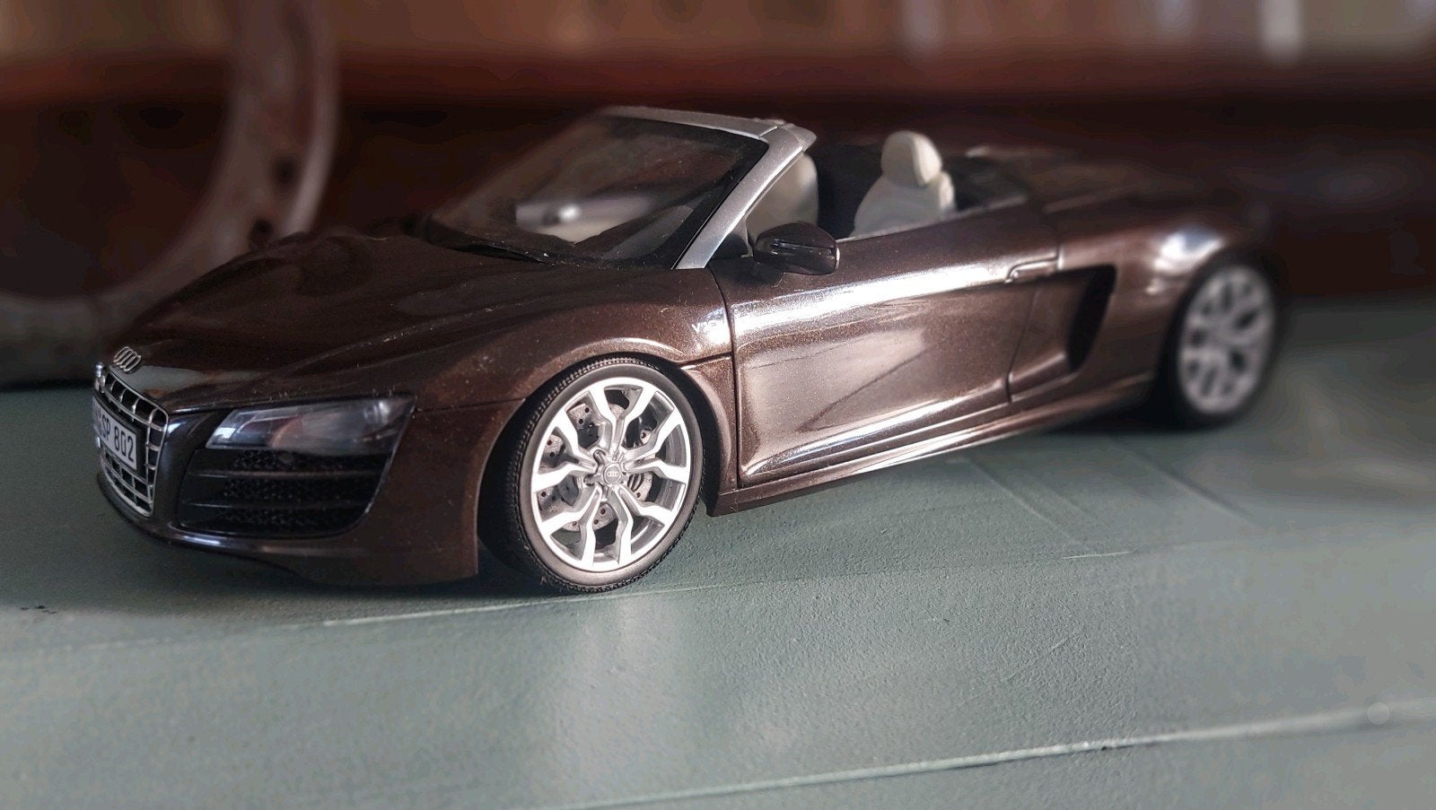Audi R8 V10 Spyder schaalmodel 1:18, Ophalen of Verzenden