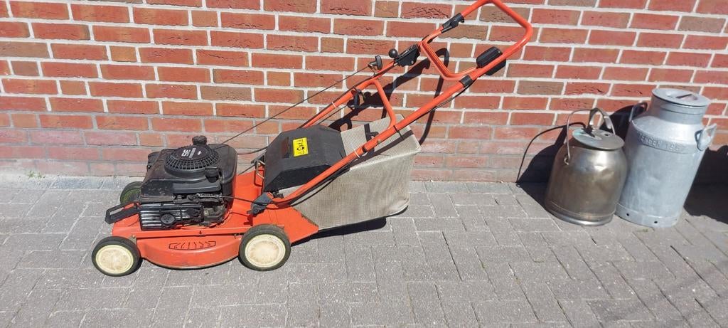 Sabo benzine grasmaaier, Ophalen, Gebruikt
