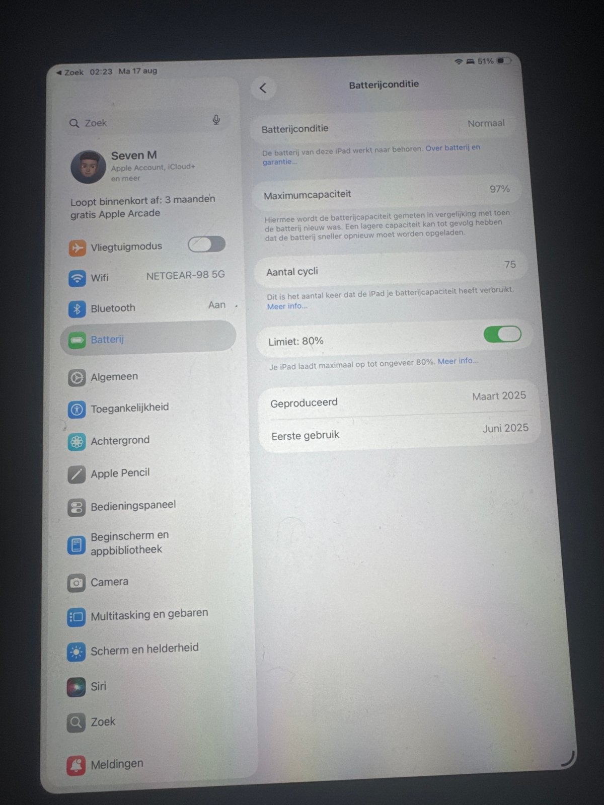Apple iPad a16 2025 128 gb met doos, Computers en Software, Apple iPads, Ophalen, Apple iPad, 11 inch, Zo goed als nieuw