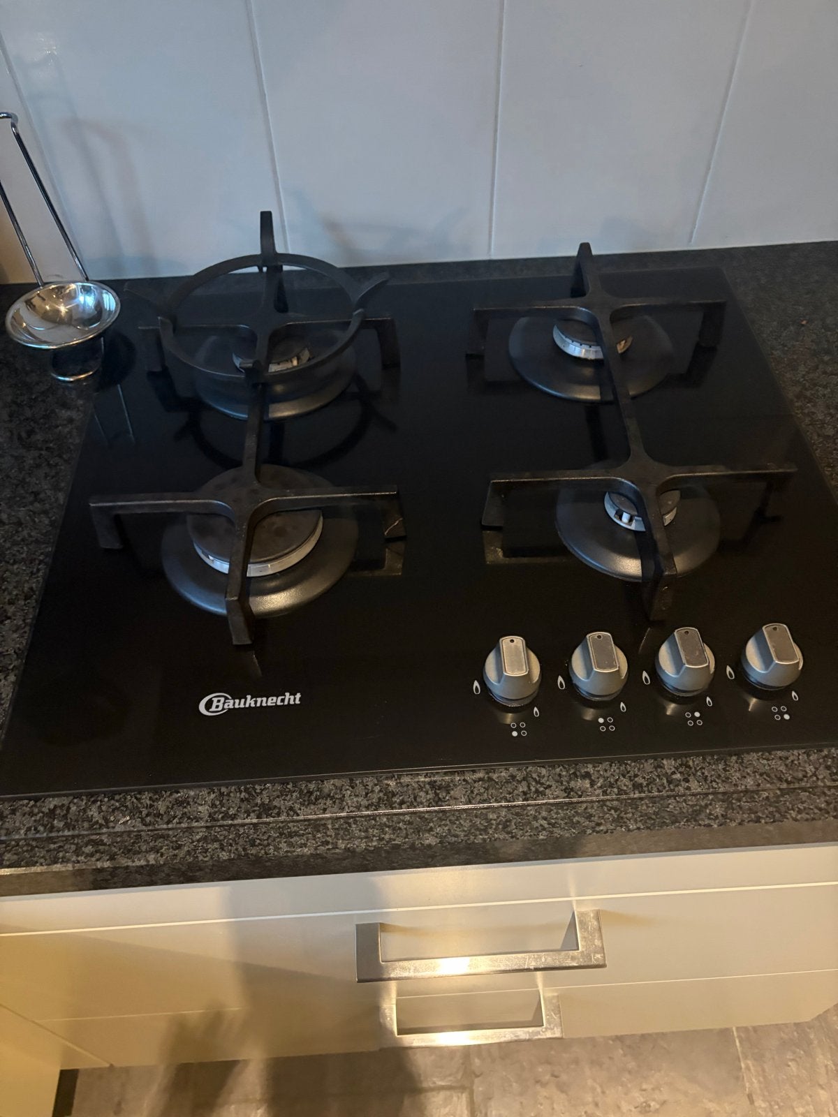 Bauknecht gasfornuis - 4 kookzones - Inbouw, Ophalen, Gebruikt, 4 kookzones, Inbouw