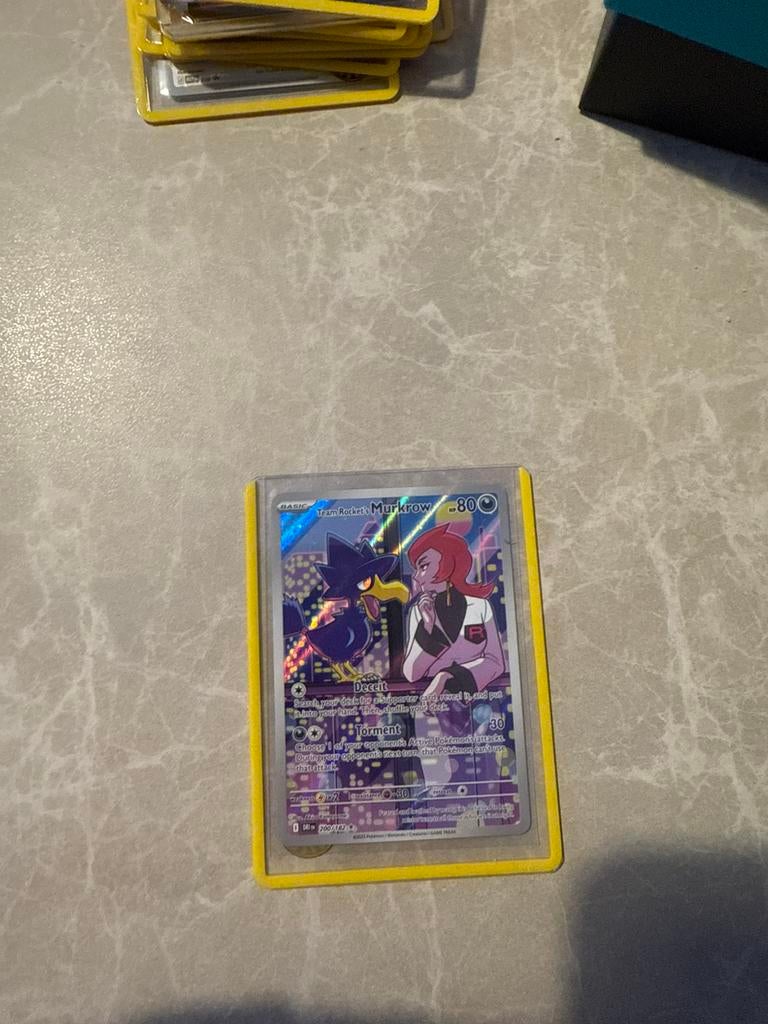 Team rocket's MURKROW 200/182 - DESTINED RIVALS, Ophalen, Zo goed als nieuw