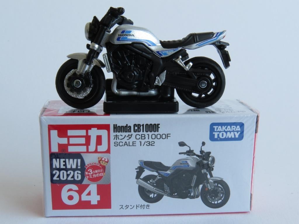 Tomica nr64 Honda CB1000F 1/32 3inch tomy, Ophalen of Verzenden, Nieuw, Motor