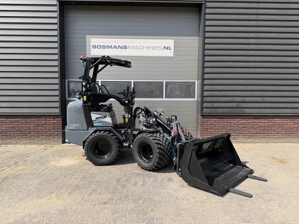GIANT G1500L X-TRA minishovel NIEUW giekvering €625 LEASE