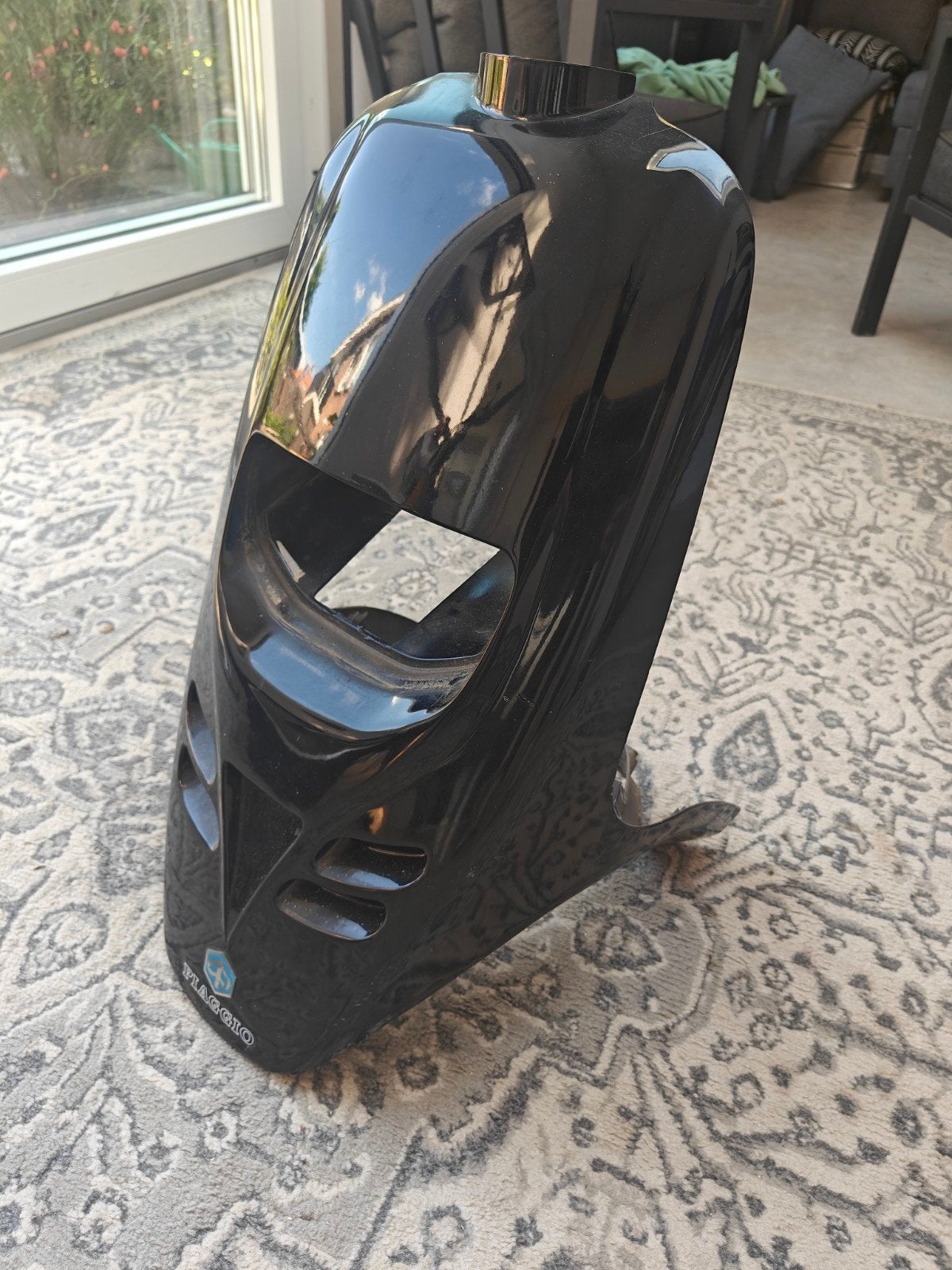 Voorkap (voorneus) Piaggio Typhoon TPH - Zwart, Fietsen en Brommers, Ophalen