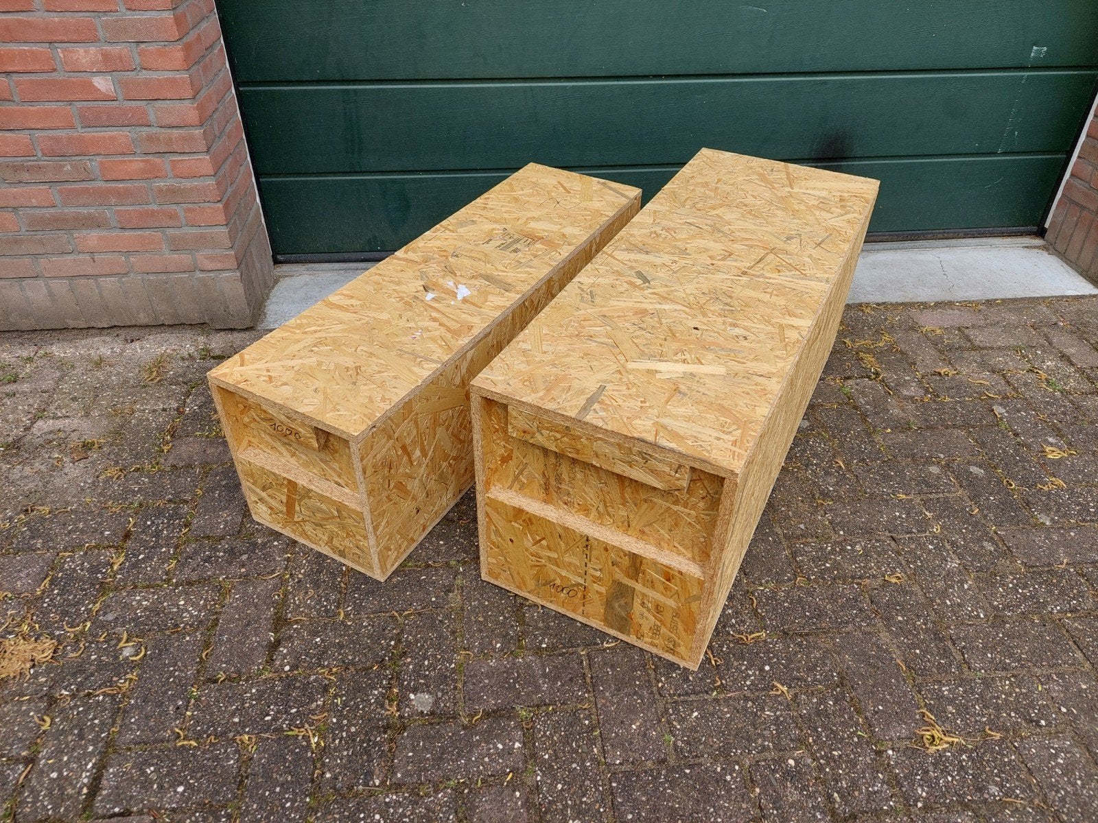 Houten transport kist opbergkist, Doe-het-zelf en Verbouw, Ophalen, Bak of Kist, Zo goed als nieuw, 35 tot 50 cm