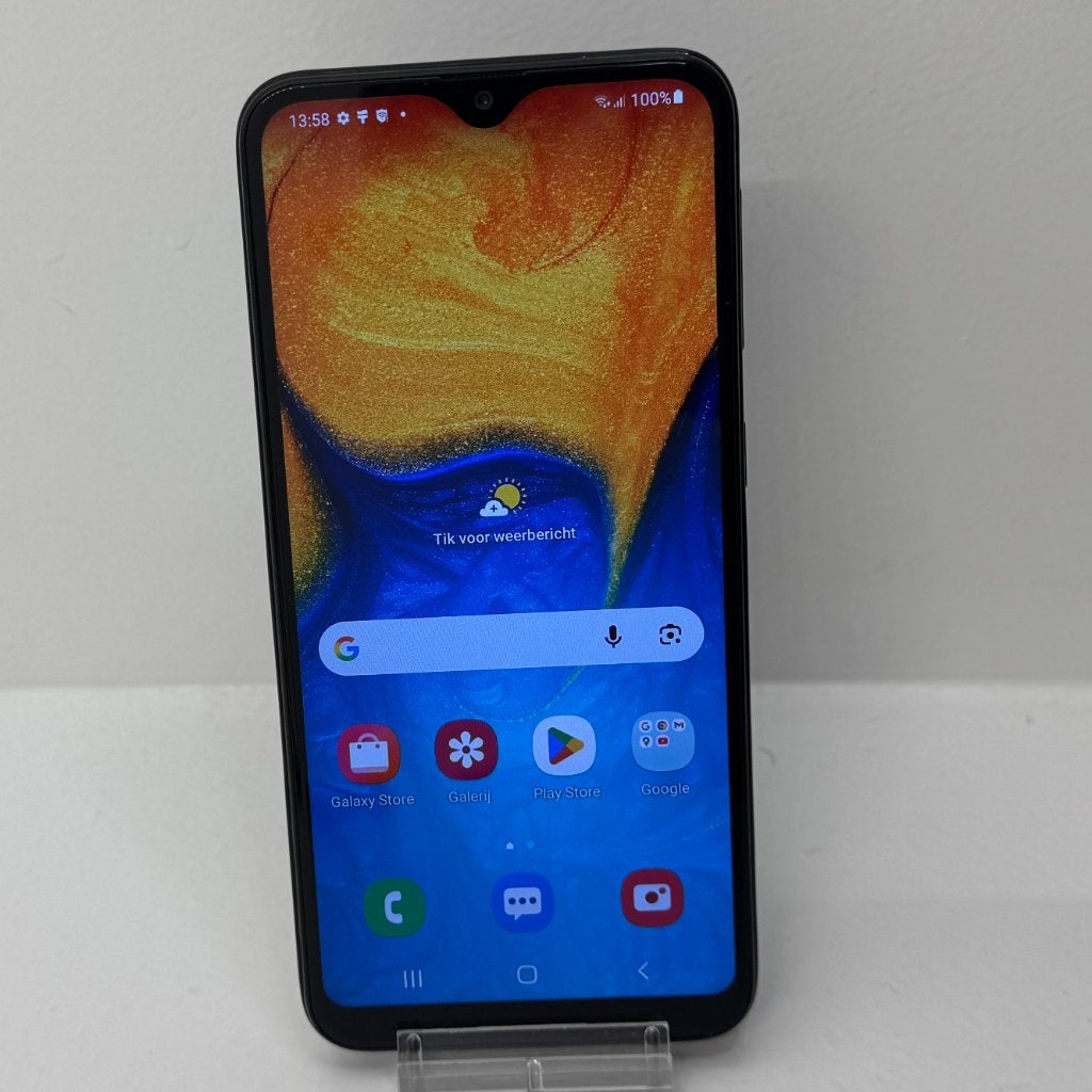 Samsung Galaxy A20e 32GB zwart | Android 11 | Met garantie, Toulonselaan 72, Ophalen of Verzenden, Zo goed als nieuw, Zonder simlock