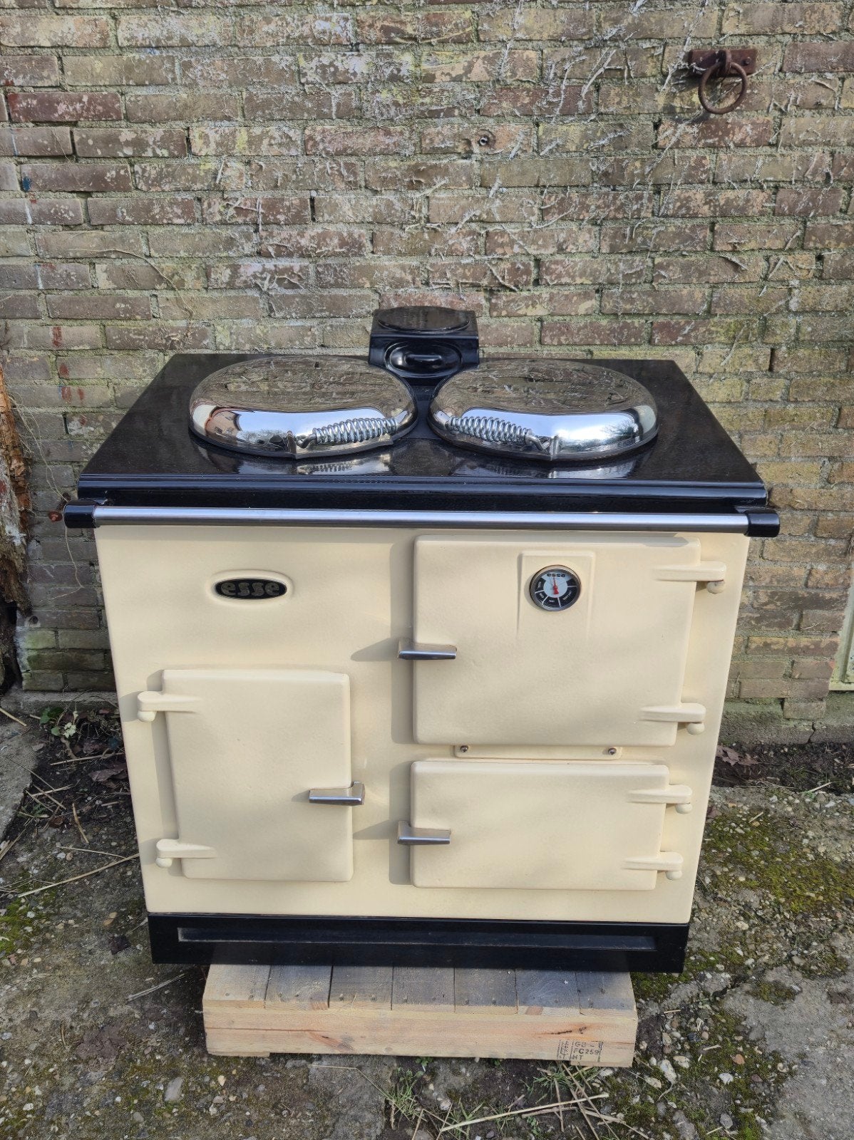 Esse fornuis elektrisch met inductie, Witgoed en Apparatuur, Grill, Zo goed als nieuw, Inductie, 85 tot 90 cm