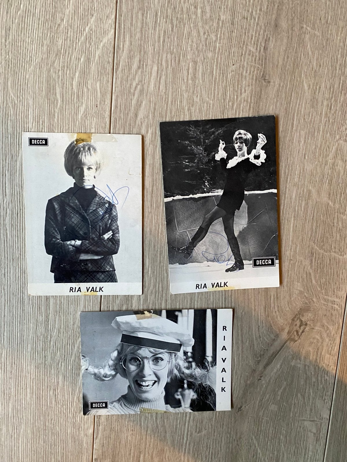 3 originele foto’s Ria Valk waarvan 2 met handtekening, Verzamelen, Ophalen of Verzenden, Zo goed als nieuw, Foto of Kaart, Gesigneerd