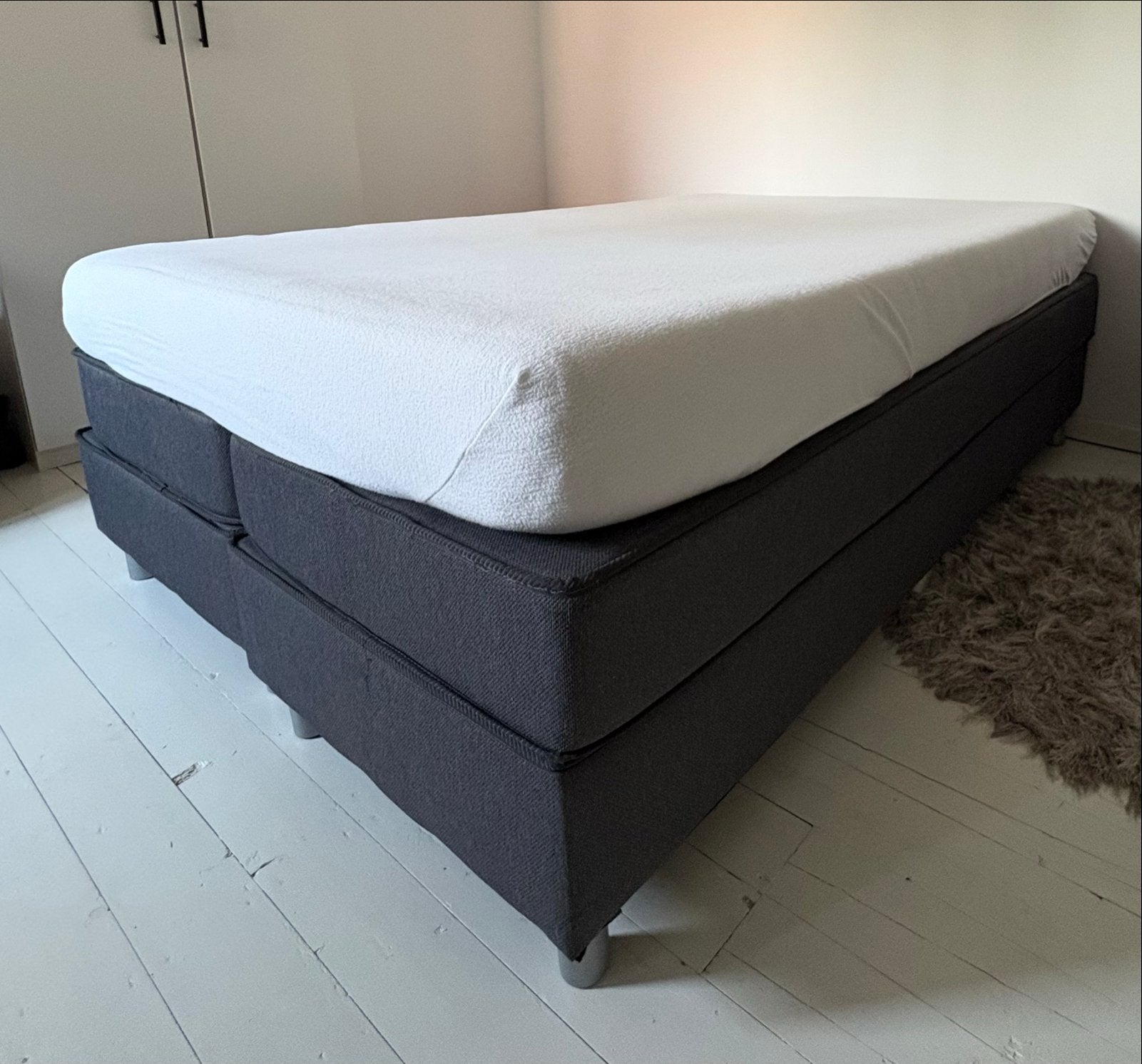 Boxspring Leen Bakker - Gebruikt, goede staat, Ophalen, Gebruikt, Tweepersoons, 140 cm