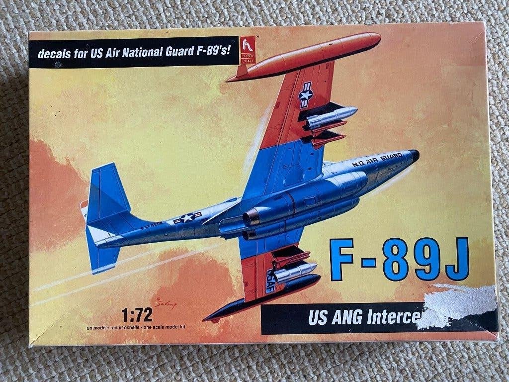 Bouwmodel F-89 Scorpion 1:72, Ophalen of Verzenden, Zo goed als nieuw, Schaalmodel