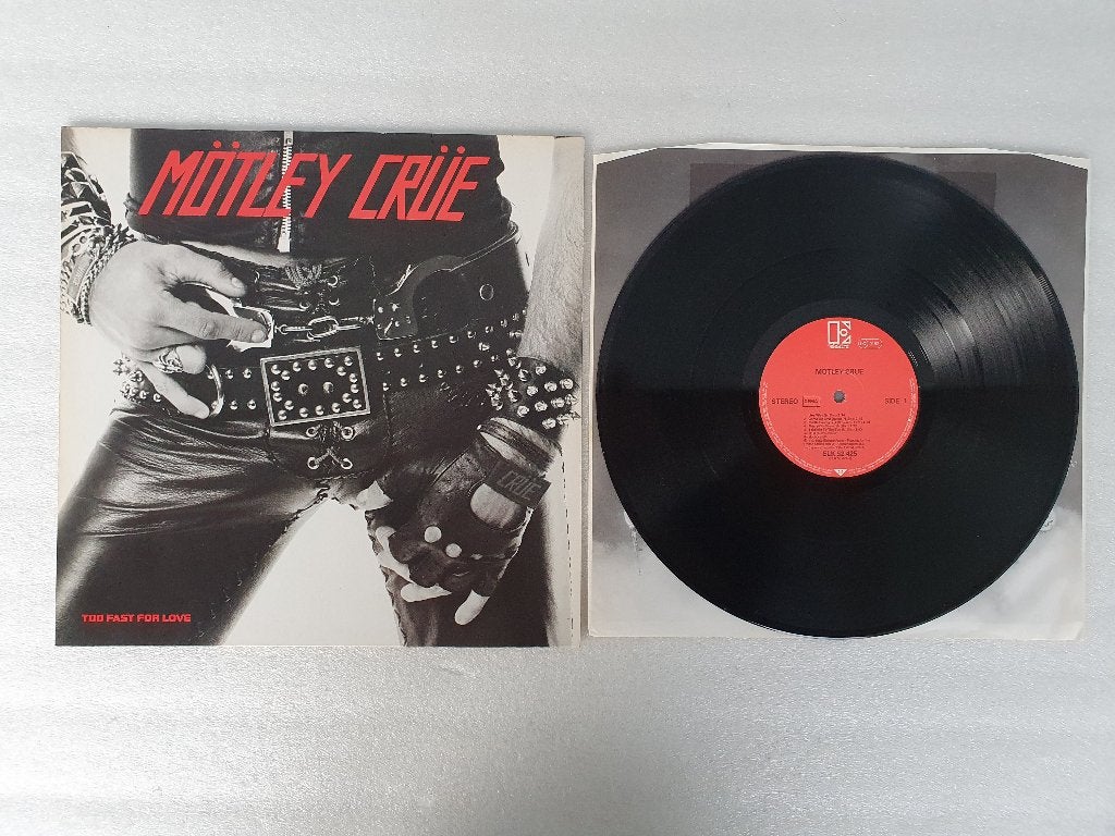 LP Motley Crue - Too Fast For Love, Cd's en Dvd's, Vinyl | Hardrock en Metal, Ophalen of Verzenden, Gebruikt