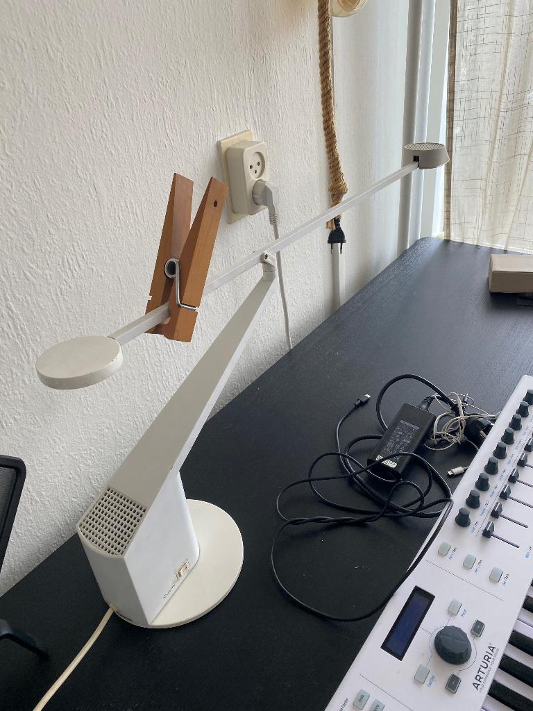 Iguzzini design bureaulamp, Ophalen, Gebruikt, Metaal, Minder dan 50 cm