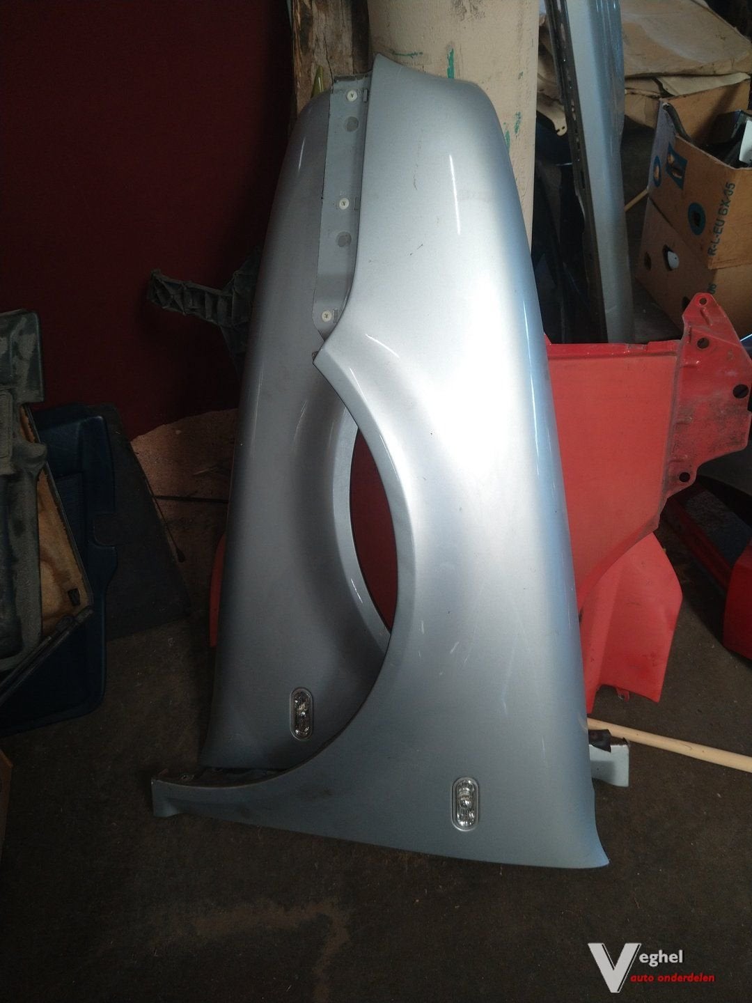 Volkswagen Golf 4 spatbord lv rv zilvergrijs, Auto-onderdelen, Ophalen, Gebruikt, -, -