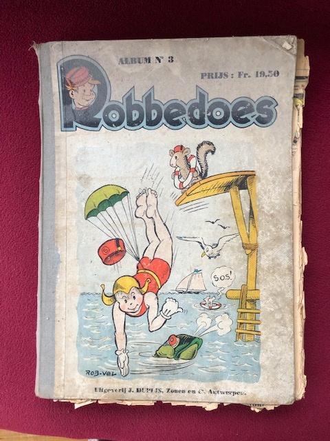 ROBBEDOES  ALBUM  NR. 3  VAN  1939, Boeken, Stripboeken, Gelezen, Eén stripboek, Ophalen of Verzenden, Dupuis