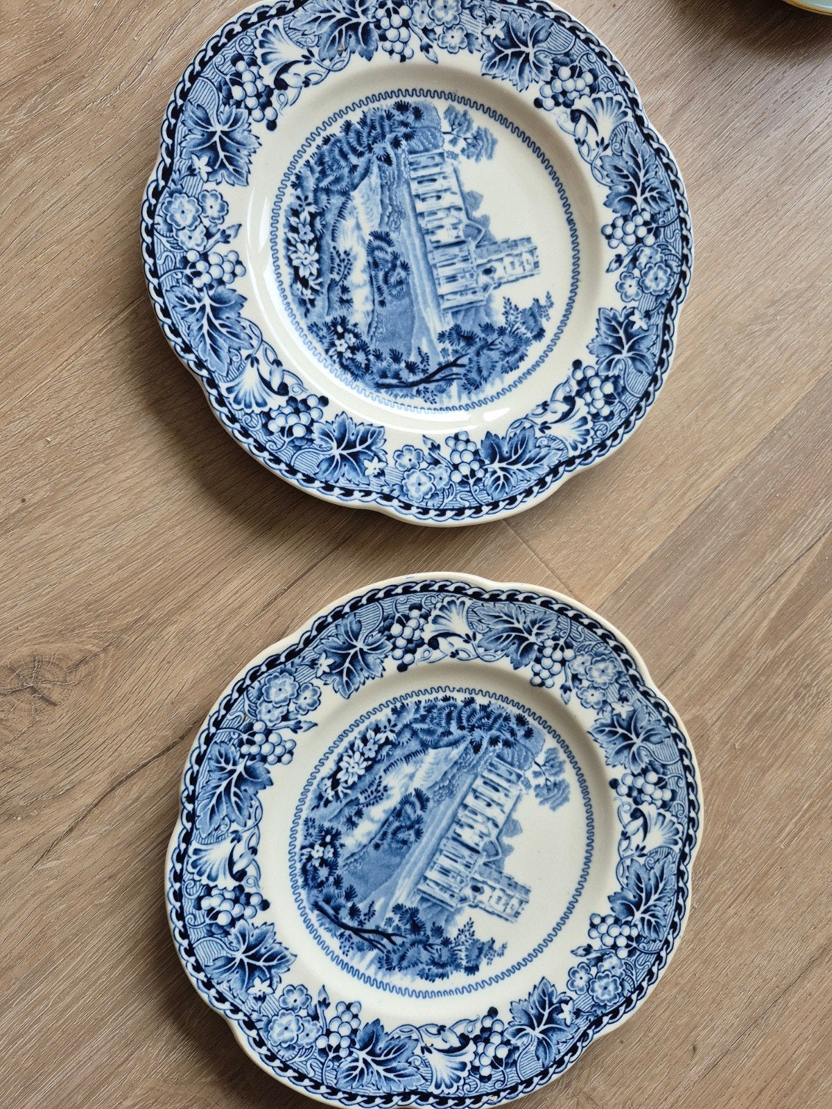 Woods Burslem Fountains Abbey Borden borden set, Antiek en Kunst, Ophalen