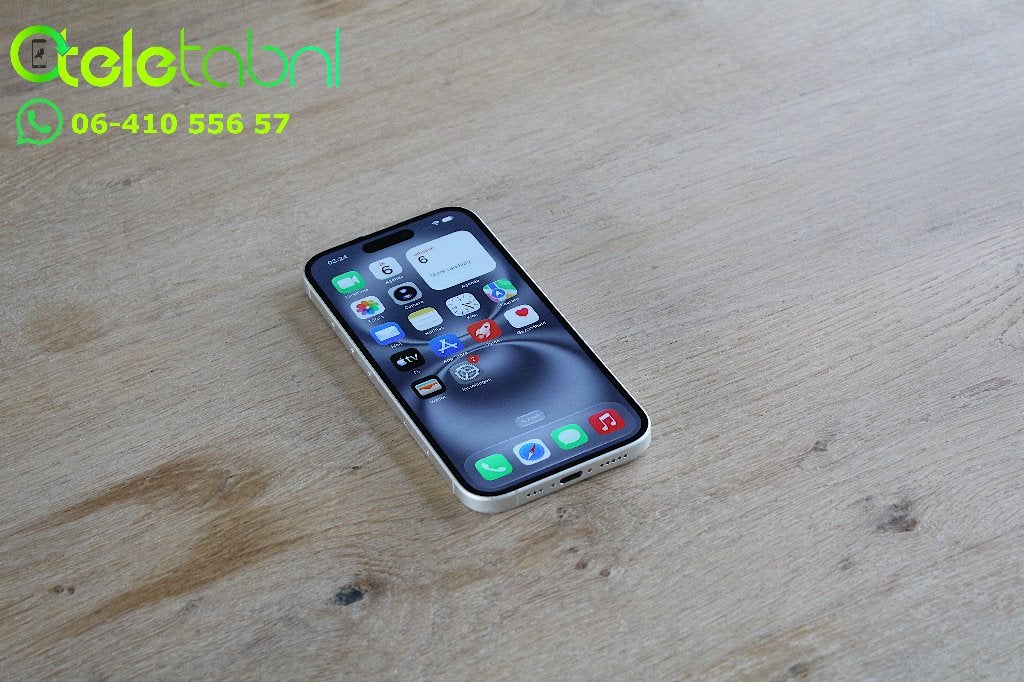 Apple iPhone 16 - 128GB - Wit | Batt 91% | Otterbox Case