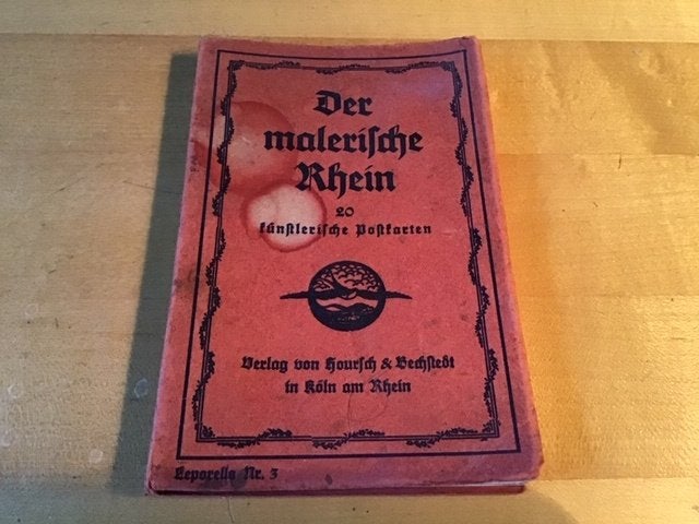 Ansichtkaartenboekje Der mahlerische Rhein, Verzamelen, Ophalen of Verzenden, Voor 1920, Ongelopen, Duitsland
