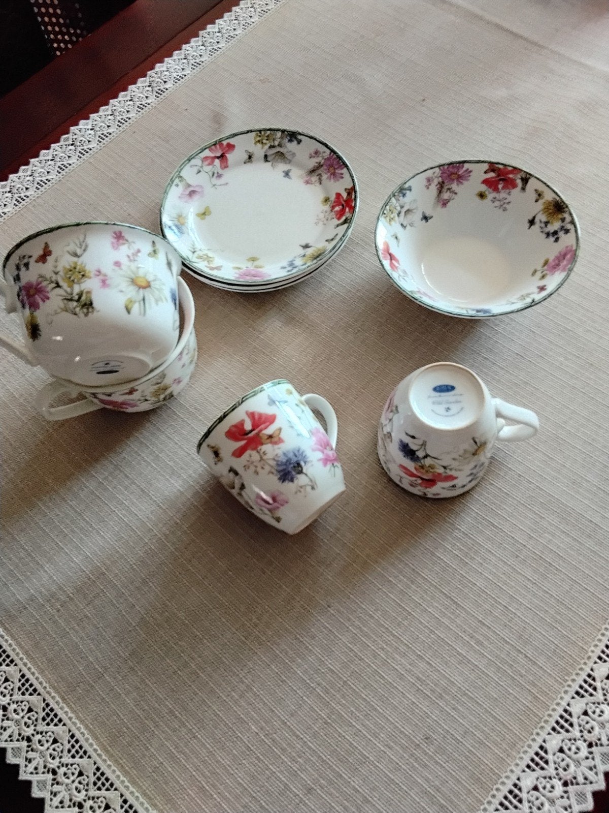 Janneke Brinkman  wild Garden servies delen., Huis en Inrichting, Keuken | Servies, Keramiek, Landelijk/Boerenbont, Ophalen of Verzenden