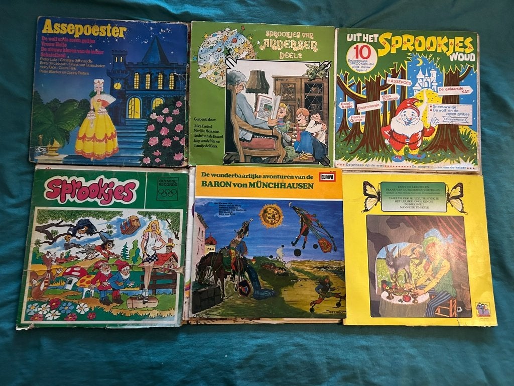 27 LP's Sprookjes (ook per stuk te koop), LP, Gebruikt, Kinderen en Jeugd, Ophalen of Verzenden