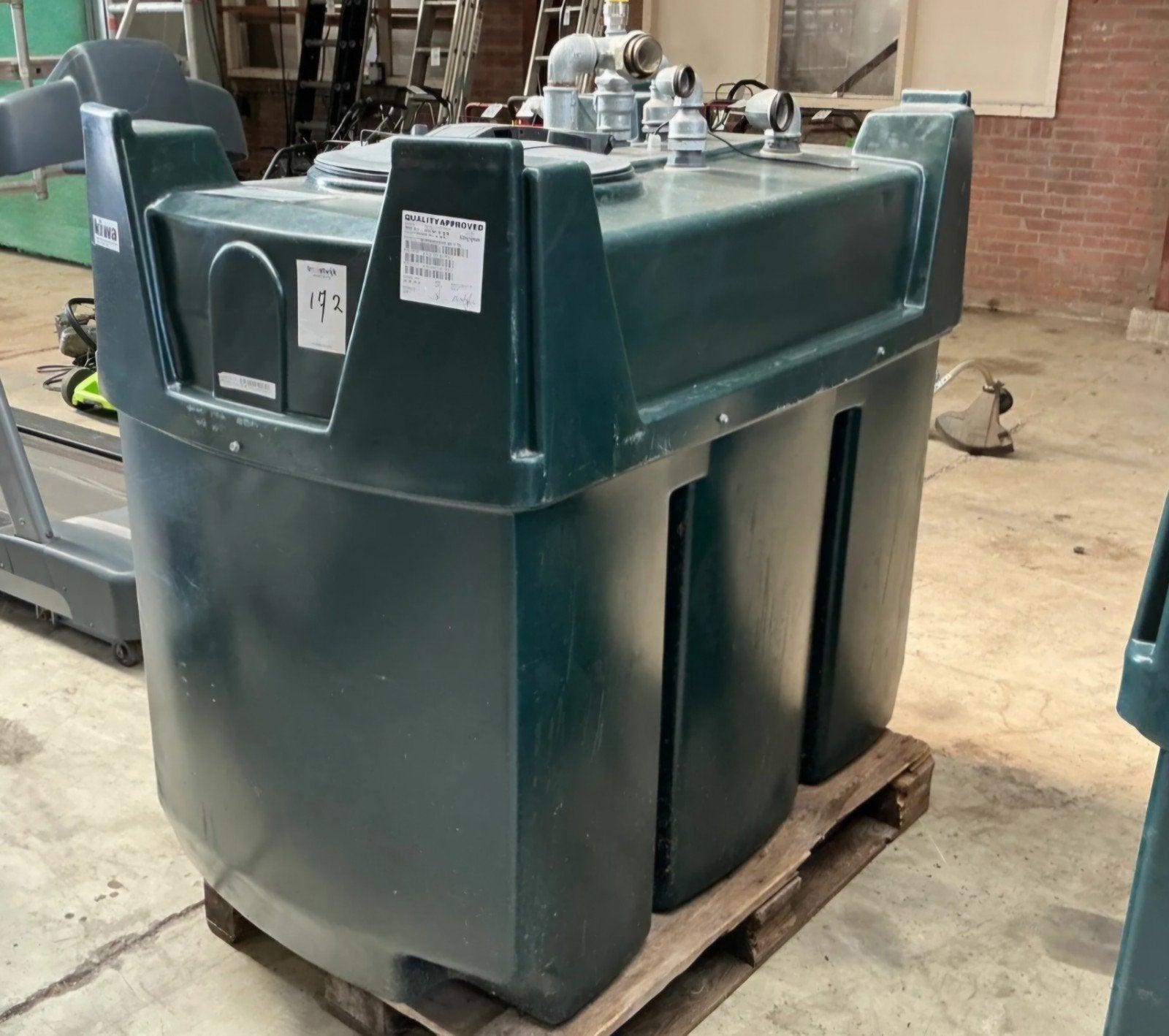 Kingspan dieseltank - 600 liter, Ophalen