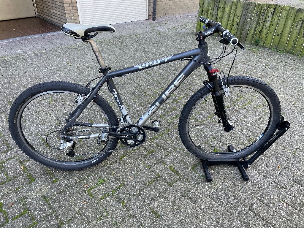 Cube Mountainbike 26 inch zwart grijs, Gebruikt, Hardtail, 45 tot 49 cm, Ophalen