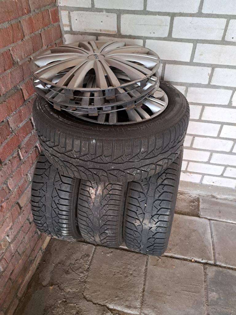 4 winterbanden, velgen en siervelgen, Ophalen