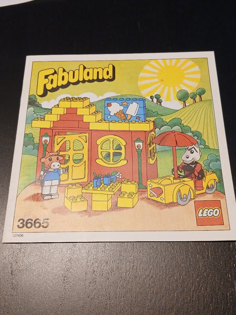 Fabuland 3665 instructieboekje (1980), Ophalen, Gebruikt, Overige thema's, Overige typen
