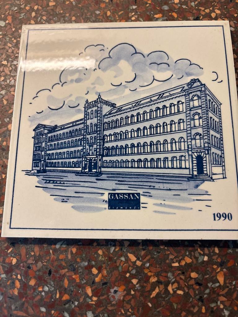 Delfts Blauw Tegel Gassan Diamonds 1990, Ophalen of Verzenden