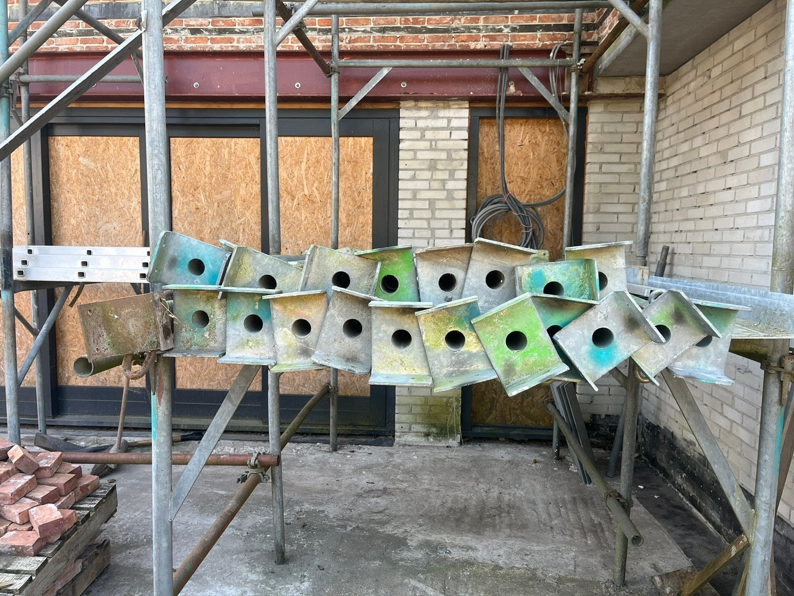 Partij van 21 bouwstempels, Ophalen, Gebruikt, Overige typen