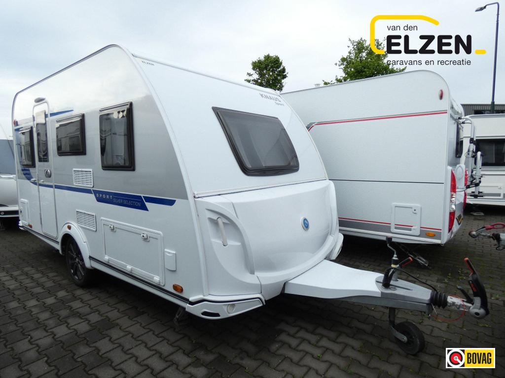 Knaus Sport Silver Selection 400 QD Mover, voortent, fietsdr, Schokbreker, Bedrijf, Treinzit, 4 tot 5 meter