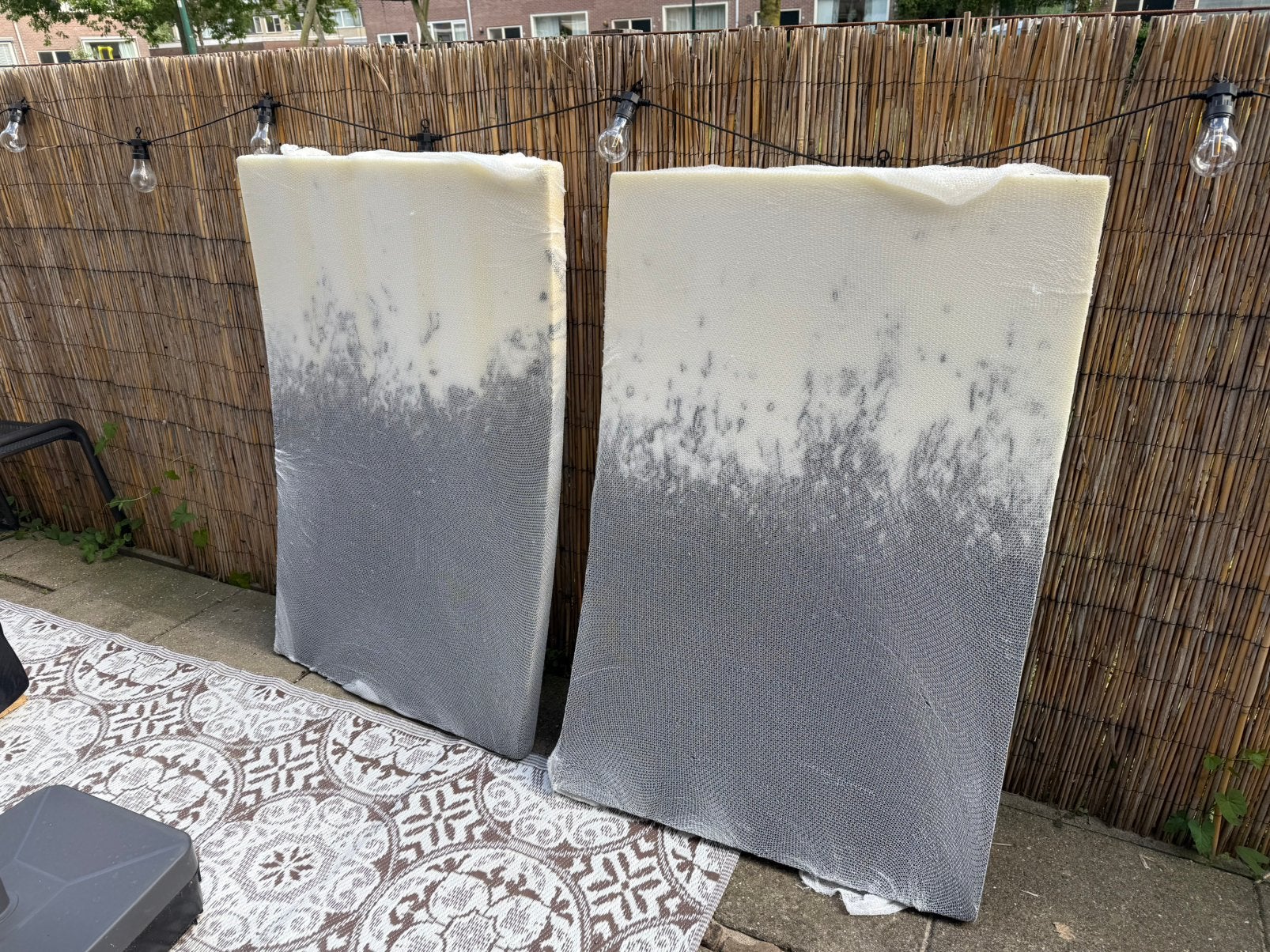 Schuimrubber kussens 2x palletbank, Ophalen of Verzenden, Nieuw