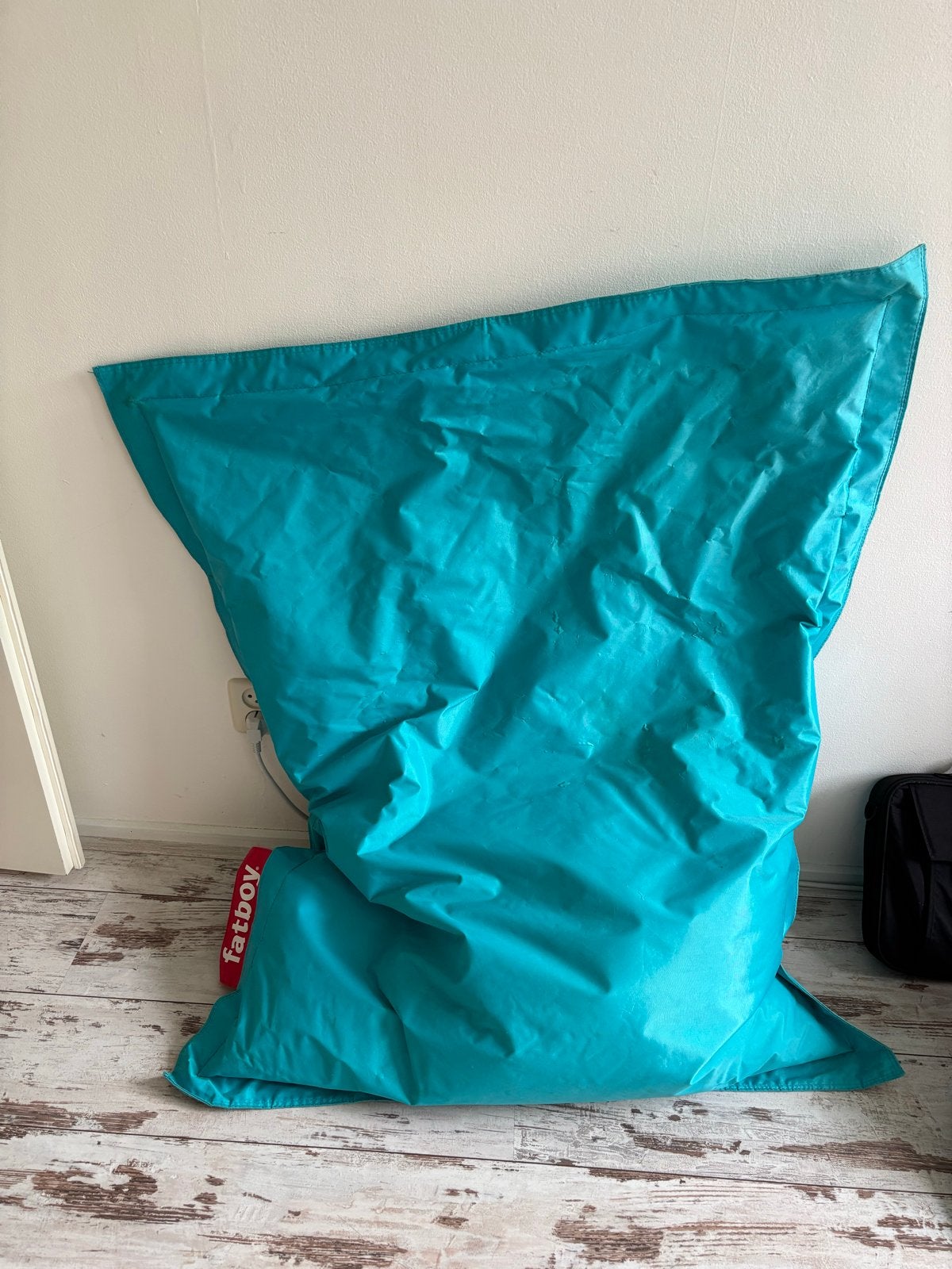 Fatboy Original Zitzak in Turquoise, Ophalen, Gebruikt, Blauw, Zitzak