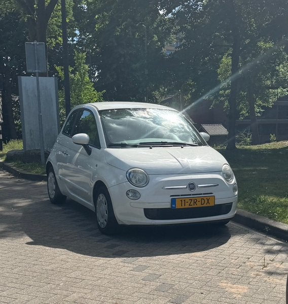 Fiat 500 1.2 C 2008 Wit met CARPLAY, Voorwielaandrijving, 1242 cc, 4 cilinders, 840 kg