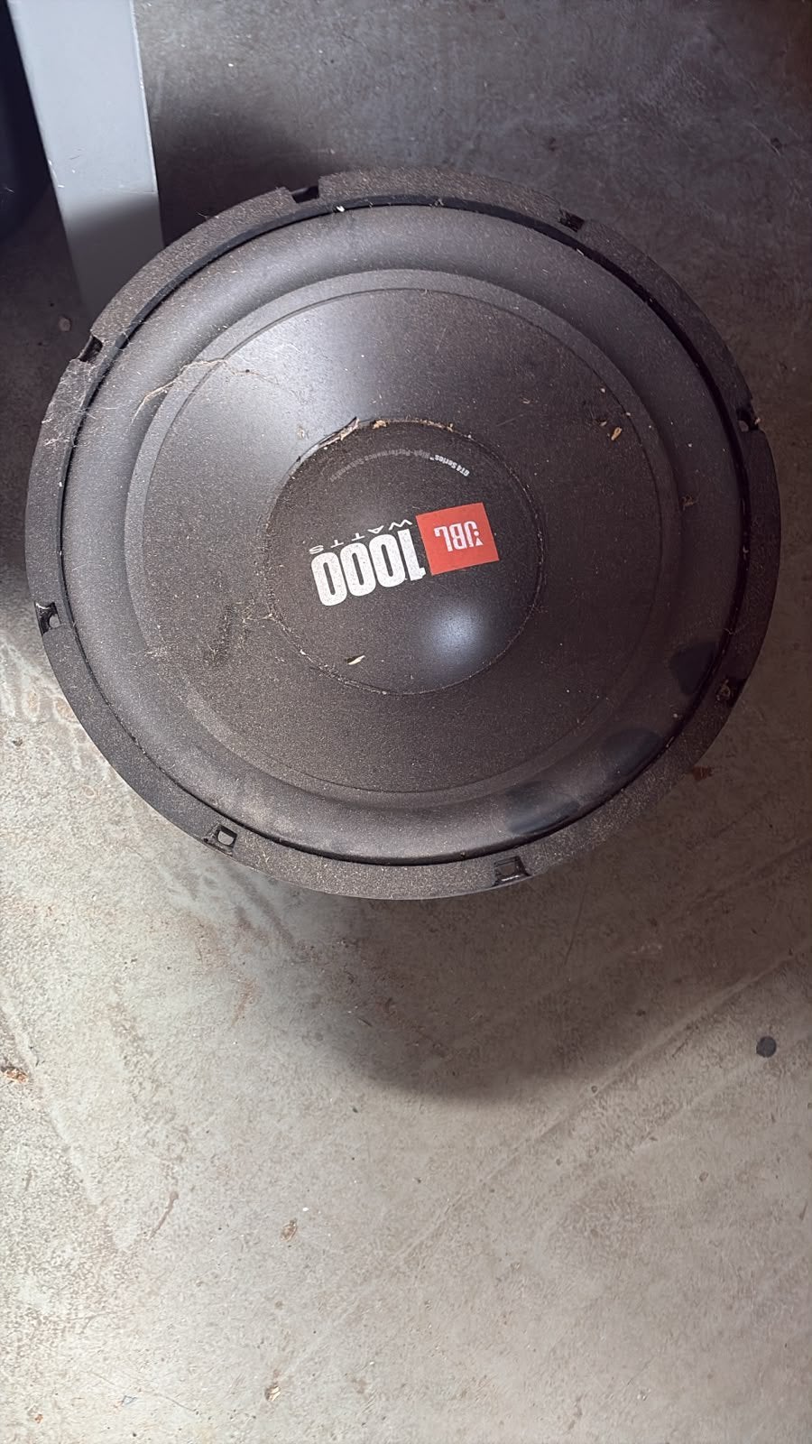 JBL 1000W subwoofer, Ophalen, Gebruikt