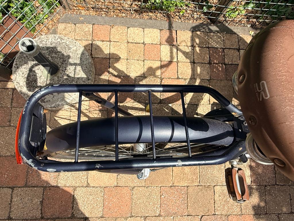 Cortina U4 transport 26inch donker blauw, Fietsen en Brommers, Fietsen | Dames | Damesfietsen, Terugtraprem, Gebruikt, 47 tot 50 cm