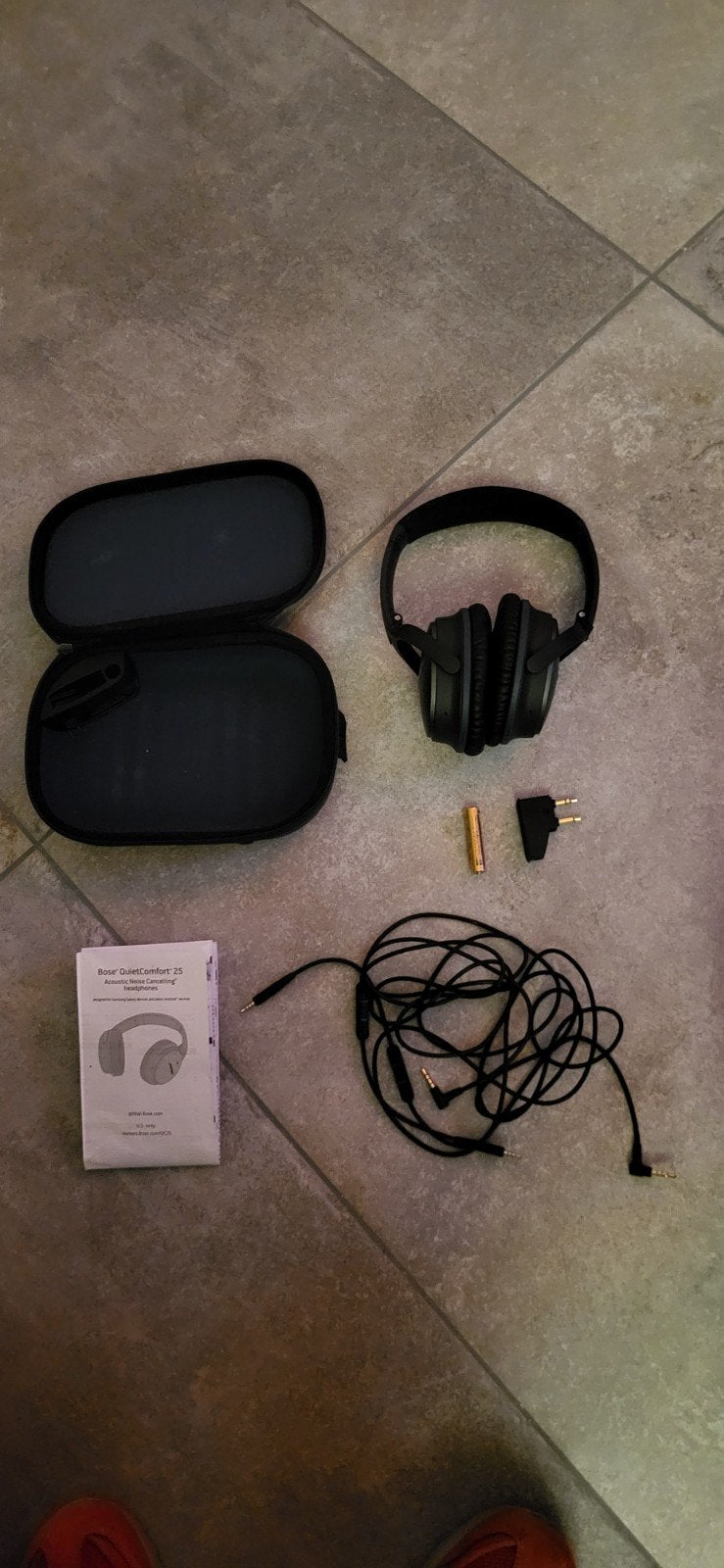Bose QuietComfort 25 Noise-Cancelling Koptelefoon, Ophalen, Draagtas/etui, Zo goed als nieuw, Bose