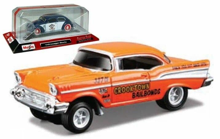 CHEVROLET BEL AIR 1957 oranje crooktown, Ophalen of Verzenden, Nieuw, Auto