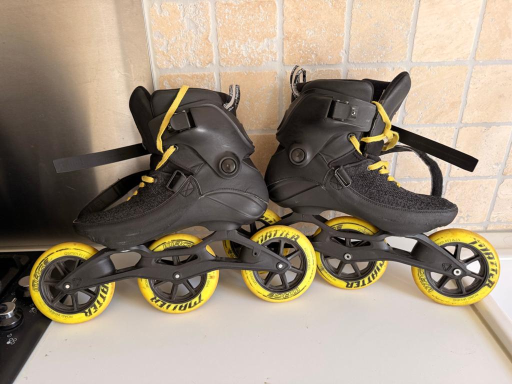 Powerslide Swell 125mm mt 42 - Zo goed als nieuw, Ophalen, Zo goed als nieuw, Noren, Overige merken