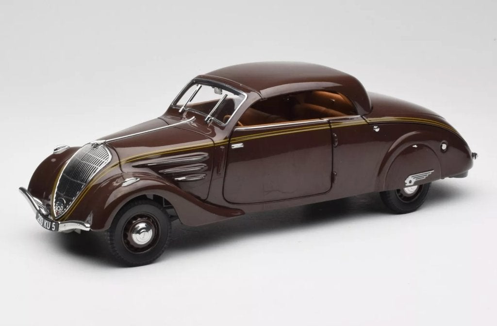 Peugeot 402 Eclipse 1937 Chocolate 1/18 NOREV ref. 184873, Verzenden, Nieuw, Auto, Norev