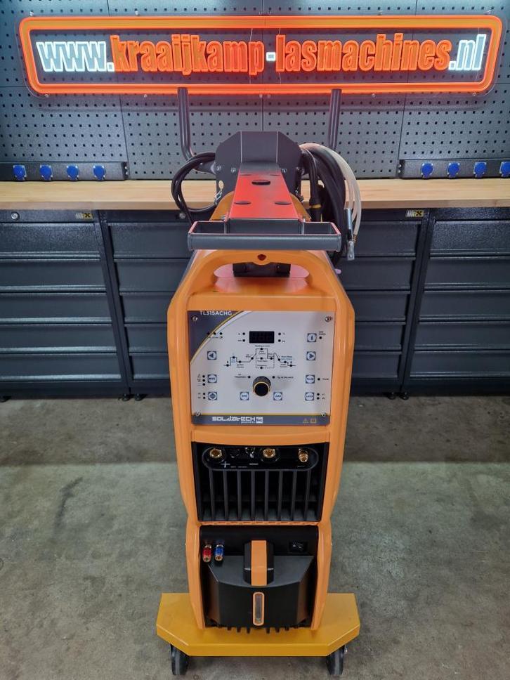 soldatech tig AC/DC 315A met waterkoeling  Nieuw 5j garantie, Haverkamp 11, 6051 AC Maasbracht, Info@kraaijkamp-lasmachines.nl