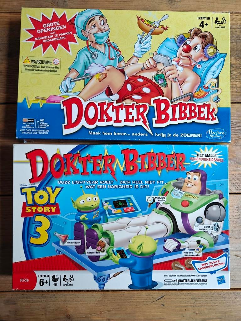 2 X Dokter Bibber., Ophalen of Verzenden, Hasbro., MB, MB