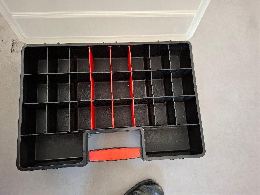 ZAG plastic opbergdoos 26 vaks, Doe-het-zelf en Verbouw, Kratten en Dozen, Ophalen, Minder dan 35 cm, Minder dan 50 cm, Minder dan 40 cm
