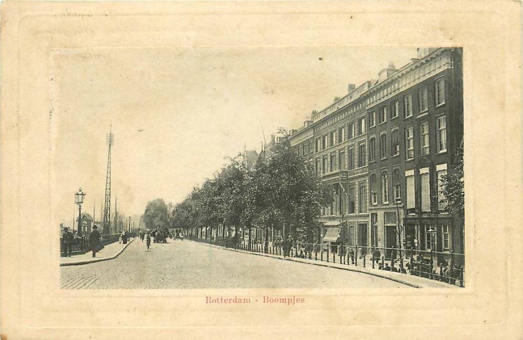388-236-027 Rotterdam Boompjes, Verzenden, Voor 1920, Zuid-Holland