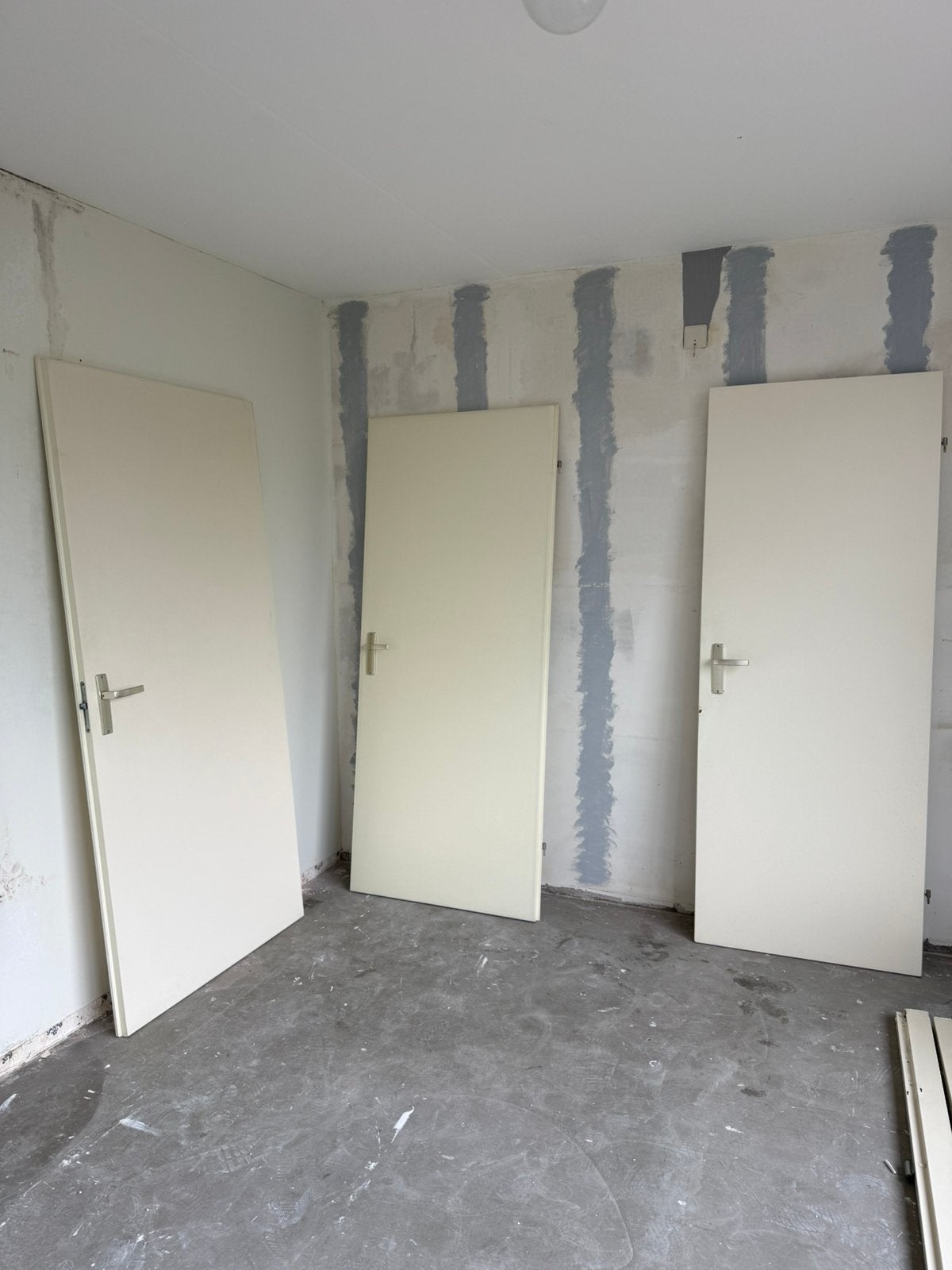 5 Stalen binnendeur kozijnen + deuren (verschillende maten), Doe-het-zelf en Verbouw, Ophalen, Gebruikt, 80 tot 100 cm, Binnendeur