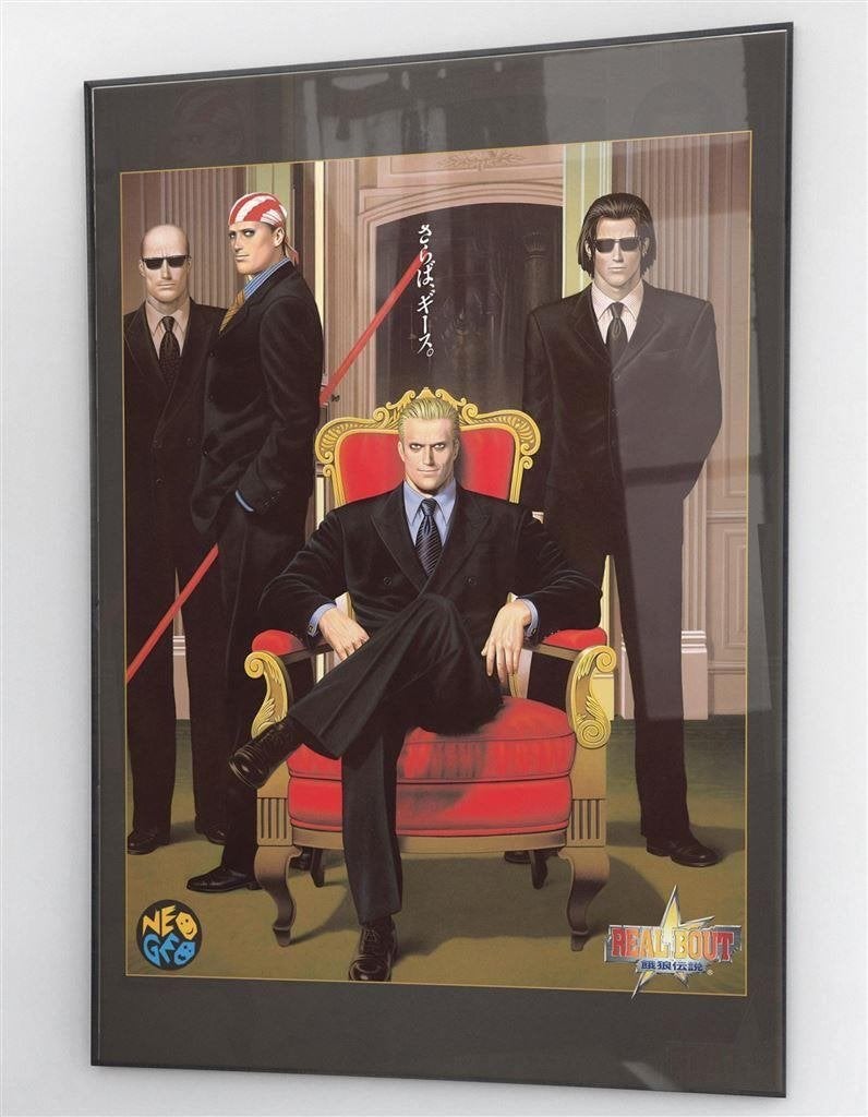 Real Bout Fatal fury SNK Neo Geo Poster, Verzenden, Nieuw, A1 t/m A3, Film en Tv