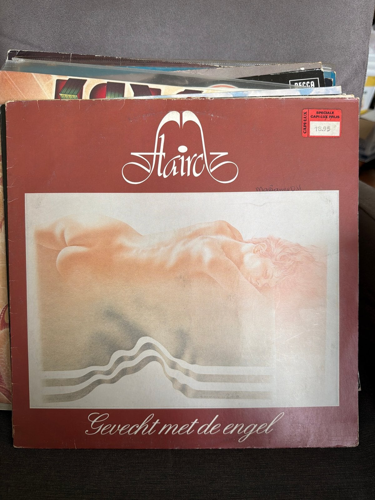 KG.  Flairck.  Gevecht met de engel LP (Pop, 1979), LP, Gebruikt, Pop, Ophalen of Verzenden